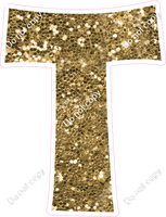 KG 23.5" Individuals - Gold Sparkle T