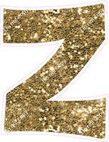 KG 23.5" Individuals - Gold Sparkle Z
