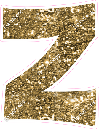 KG 23.5" Individuals - Gold Sparkle Z