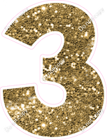 KG 23.5" Individuals - Gold Sparkle 3