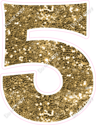 KG 23.5" Individuals - Gold Sparkle 5