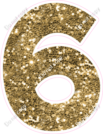 KG 23.5" Individuals - Gold Sparkle 6