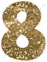 KG 23.5" Individuals - Gold Sparkle 8