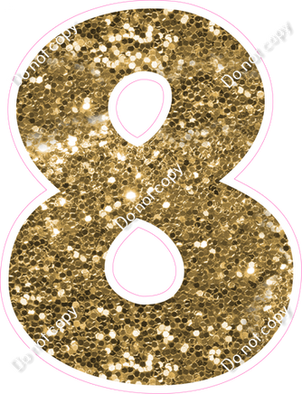 KG 23.5" Individuals - Gold Sparkle 8