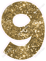 KG 23.5" Individuals - Gold Sparkle 9