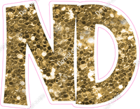 KG 23.5" Individuals - Gold Sparkle ND