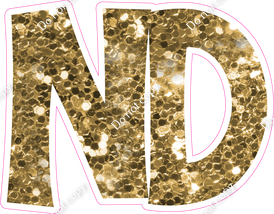 KG 23.5" Individuals - Gold Sparkle ND