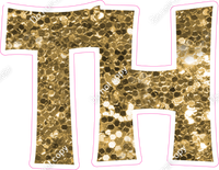 KG 23.5" Individuals - Gold Sparkle TH