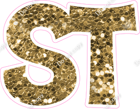 KG 23.5" Individuals - Gold Sparkle ST