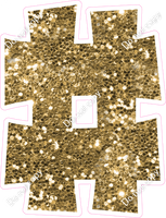 KG 23.5" Individuals - Gold Sparkle #