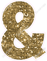 KG 23.5" Individuals - Gold Sparkle &