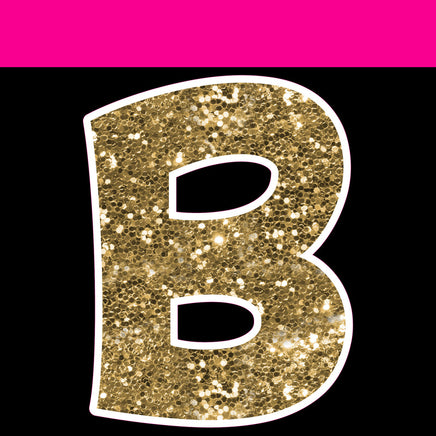 Sparkle - 23.5" KG 68 pc Alphabet Sets Sparkle Gold