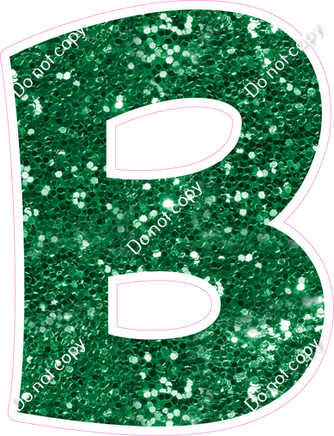 KG 23.5" Individuals - Green Sparkle B