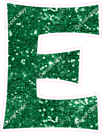 KG 23.5" Individuals - Green Sparkle E