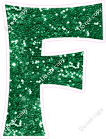 KG 23.5" Individuals - Green Sparkle F