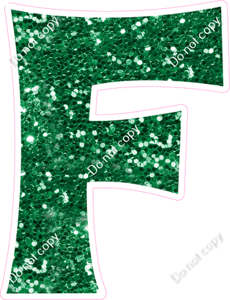 KG 23.5" Individuals - Green Sparkle F