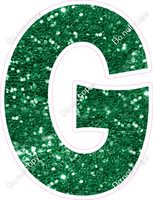 KG 23.5" Individuals - Green Sparkle G