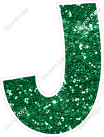 KG 23.5" Individuals - Green Sparkle J