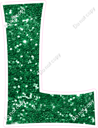 KG 23.5" Individuals - Green Sparkle L