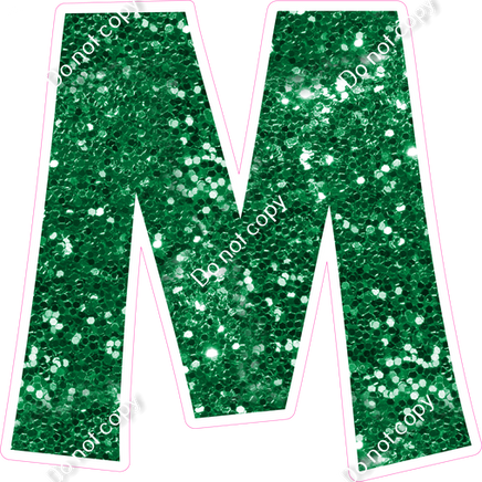 KG 23.5" Individuals - Green Sparkle M