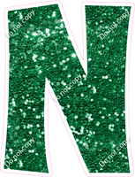 KG 23.5" Individuals - Green Sparkle N