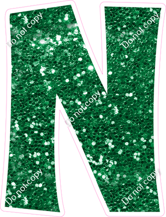 KG 23.5" Individuals - Green Sparkle N