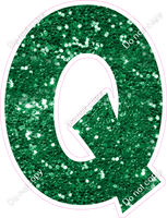 KG 23.5" Individuals - Green Sparkle Q