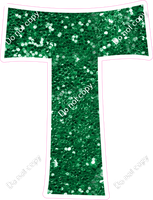 KG 23.5" Individuals - Green Sparkle T