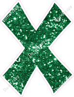 KG 23.5" Individuals - Green Sparkle X