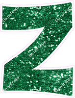 KG 23.5" Individuals - Green Sparkle Z