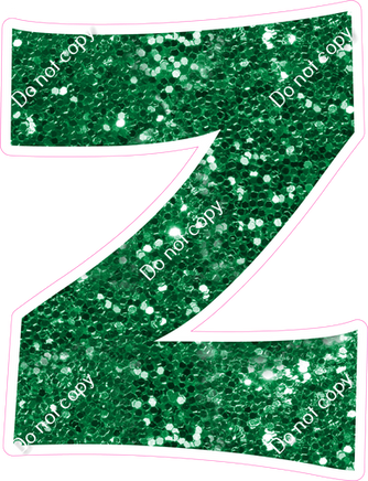 KG 23.5" Individuals - Green Sparkle Z