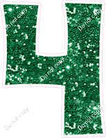 KG 23.5" Individuals - Green Sparkle 4