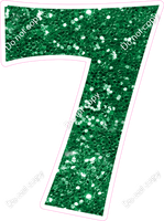 KG 23.5" Individuals - Green Sparkle 7