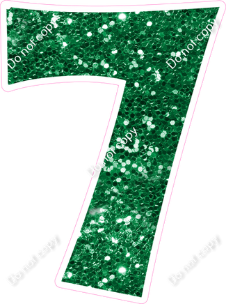 KG 23.5" Individuals - Green Sparkle 7