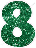 KG 23.5" Individuals - Green Sparkle 8