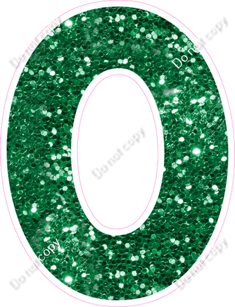 KG 23.5" Individuals - Green Sparkle