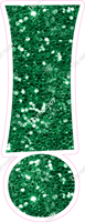 KG 23.5" Individuals - Green Sparkle !