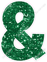 KG 23.5" Individuals - Green Sparkle &