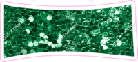 KG 23.5" Individuals - Green Sparkle Dash