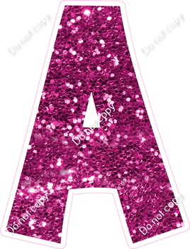 KG 23.5" Individuals - Hot Pink Sparkle A