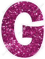 KG 23.5" Individuals - Hot Pink Sparkle G