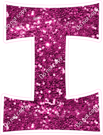 KG 23.5" Individuals - Hot Pink Sparkle I