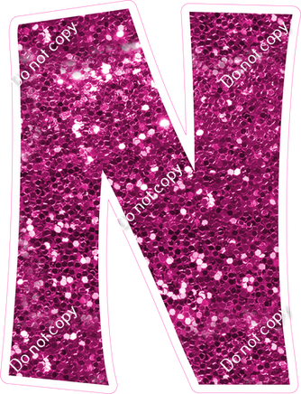 KG 23.5" Individuals - Hot Pink Sparkle N