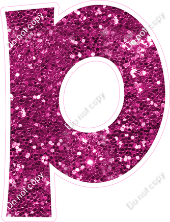KG 23.5" Individuals - Hot Pink Sparkle P