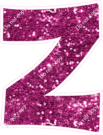 KG 23.5" Individuals - Hot Pink Sparkle Z