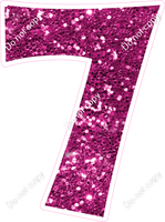 KG 23.5" Individuals - Hot Pink Sparkle 7