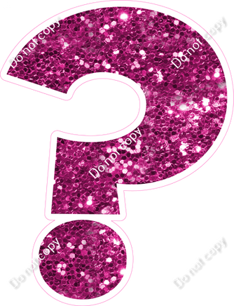 KG 23.5" Individuals - Hot Pink Sparkle ?