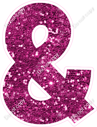 KG 23.5" Individuals - Hot Pink Sparkle &