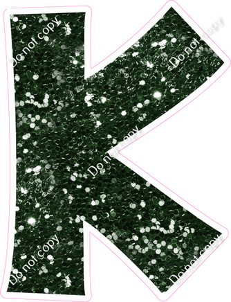 KG 23.5" Individuals - Hunter Green Sparkle K