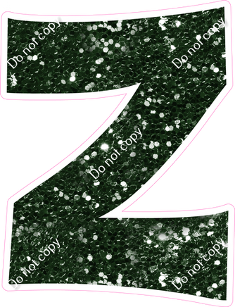 KG 23.5" Individuals - Hunter Green Sparkle Z